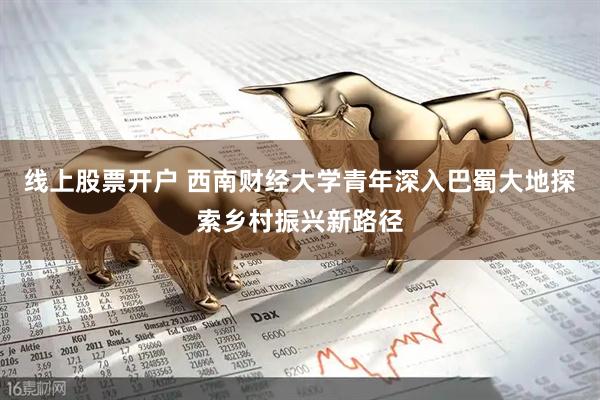 线上股票开户 西南财经大学青年深入巴蜀大地探索乡村振兴新路径
